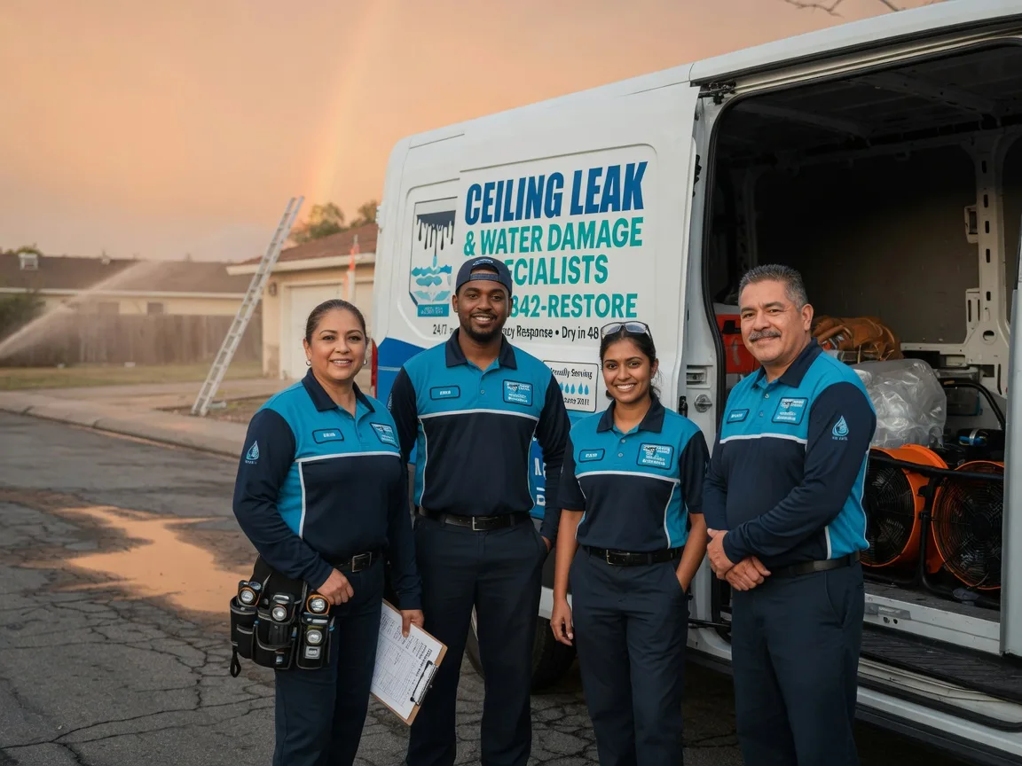 Ceiling Leak Cleanup company in Fischer, TX